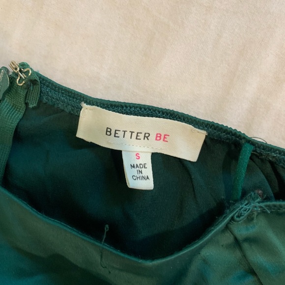 green silk/satin bodysuit, worn once good condition - Picture 4 of 4